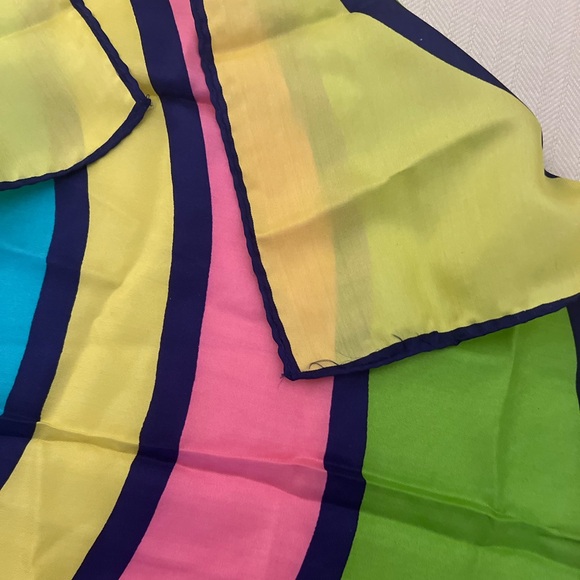 Vintage Peter Max Silk Print Scarf - Picture 4 of 4